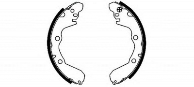 HELLA PAGID 8db355001521 -  Комплект тормозных колодок
